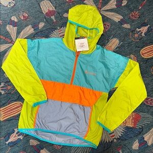 Cotopaxi colorblock Teca 1/2 zip windbreaker jacket NWT XS fits S and some M